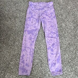Under Armour Purple Printed Leggings